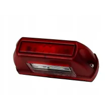 Lampa podświetlenia tablicy - HOR 63 - LED - CZERWONA oświetlenie tablicy rejestracyjnej (LTD 669)