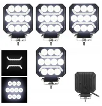 Lampa robocza - L0184 - 10xLED + 2x pasek LED biały