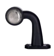 Lampa obrysowa - HOR 50 ŁAMANA - Lampa obrysowa biała + czerwona na wysięgniku łamanym, krótkim (LO 355)