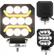 Lampa robocza - L0184 - 10xLED + 2x pasek LED biały