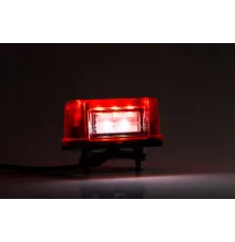 Lampa podświetlenia tablicy - FT-016/A LED - Lampa oświetlenia tablicy rejestracyjnej ze światłem pozycyjnym CZERWONA