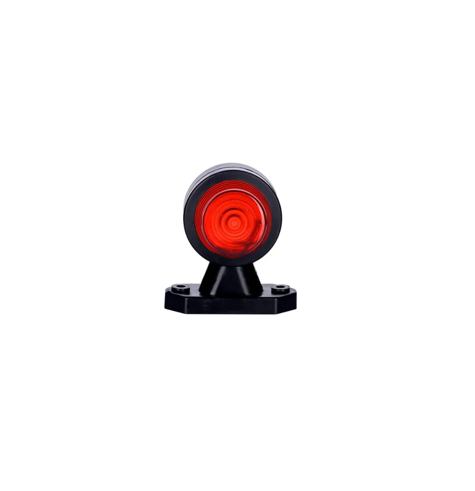 Lampa obrysowa - HOR 50 KRÓTKA - Lampa obrysowa biała+czerwona na wysięgniku krótkim (LO 361)