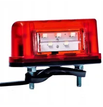 Lampa podświetlenia tablicy - FT-016/A LED - Lampa oświetlenia tablicy rejestracyjnej ze światłem pozycyjnym CZERWONA