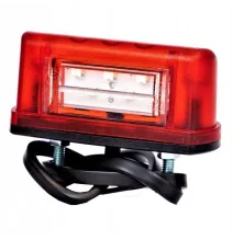 Lampa podświetlenia tablicy - FT-016/A LED - Lampa oświetlenia tablicy rejestracyjnej ze światłem pozycyjnym CZERWONA