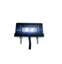Lampa podświetlenia tablicy - FT-016 LED - Lampa oświetlenia tablicy rejestracyjnej CZARNA