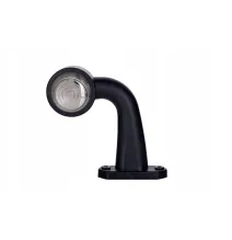 Lampa obrysowa - HOR 50 ŁAMANA - Lampa obrysowa biała + czerwona na wysięgniku łamanym, krótkim (LO 355)