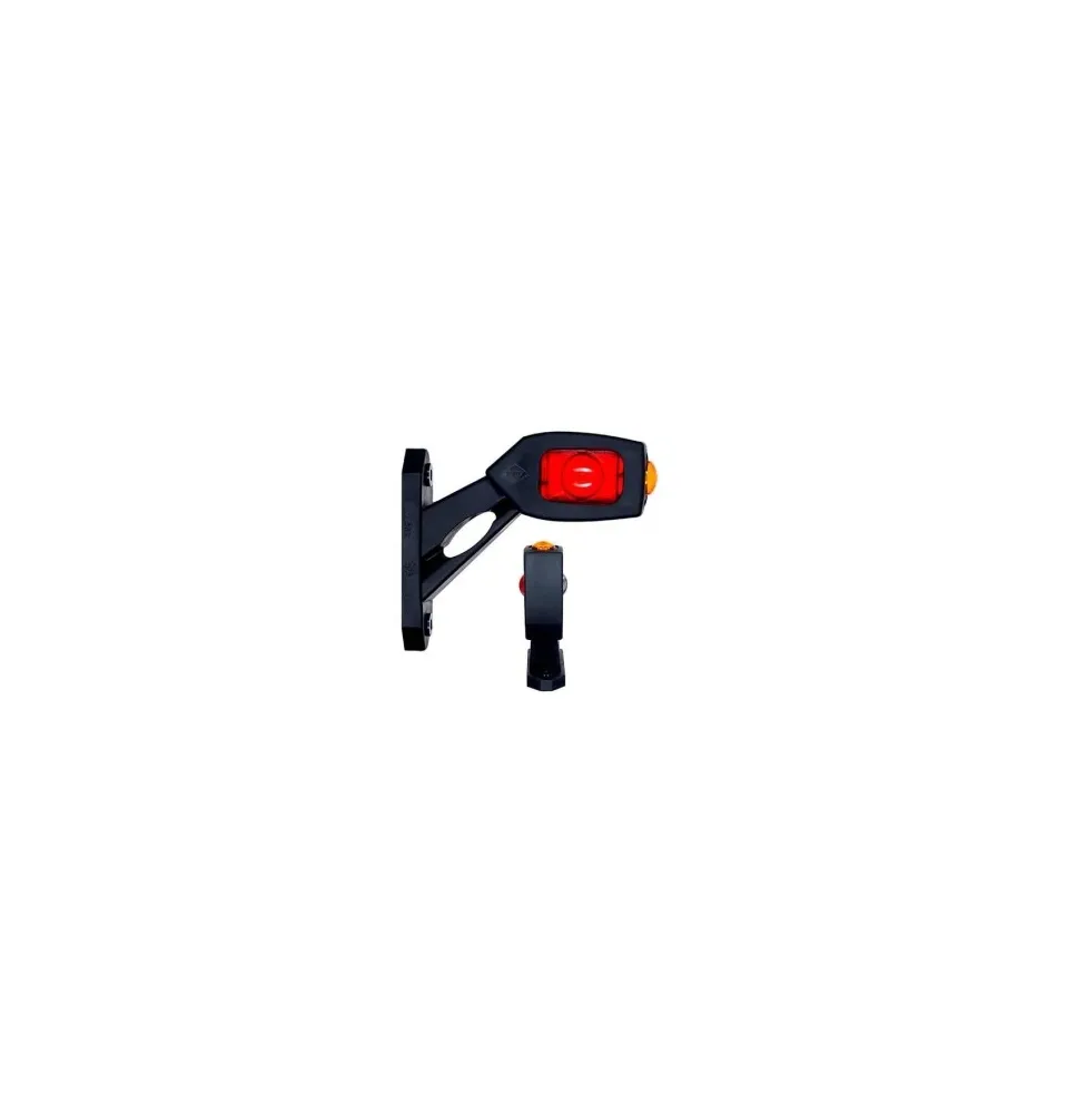 Lampa obrysowa - HOR 53 K.U.P - potrójna prawa na wysięgniku krótkim ukośnym (LD 2115/P)