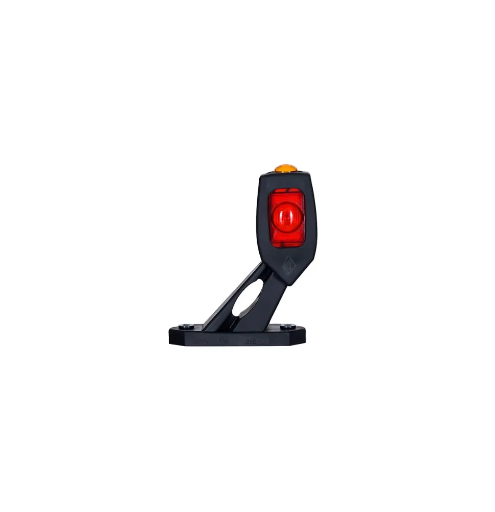 Lampa obrysowa - HOR 53 K.U.L - potrójna lewa na wysięgniku krótkim ukośnym (LD 2115/L)