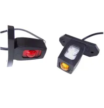 Lampa obrysowa - HOR 53 K.U.L - potrójna lewa na wysięgniku krótkim ukośnym (LD 2115/L)