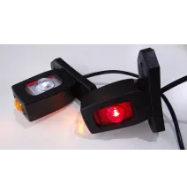 Lampa obrysowa - HOR 53 K.U.L - potrójna lewa na wysięgniku krótkim ukośnym (LD 2115/L)
