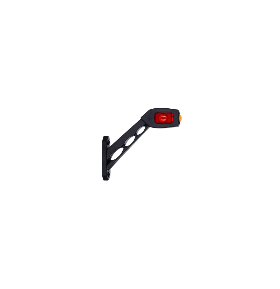 Lampa obrysowa - HOR 53 D.U.P - potrójna prawa na wysięgniku długim ukośnym (LD 518/P)