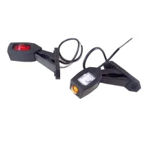 Lampa obrysowa - HOR 53 K.U.L - potrójna lewa na wysięgniku krótkim ukośnym (LD 2115/L)