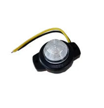 Lampa obrysowa - HOR 51 _ BIAŁA M.P. - Lampa obrysowa pojedyncza biała mała PRZEDNIA (LD 358)