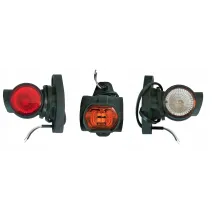 Lampa obrysowa - FT-140 A P LED - Lampa obrysowa potrójna prosta krótka 12-30V | PRAWA