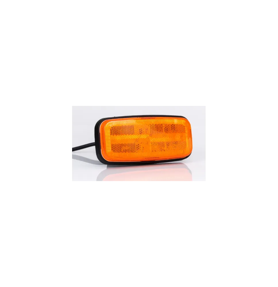Lampa obrysowa - FT-080 LED - żółta lampa obrysowa Z FUNKCJĄ KIERUNKOWSKAZU