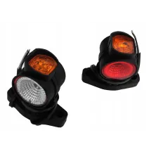 Lampa obrysowa - FT-140 A P LED - Lampa obrysowa potrójna prosta krótka 12-30V | PRAWA