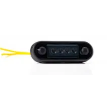 Lampa obrysowa - FT-073 Z LED DARK - Lampa obrysowa ŻÓŁTA w czarnej wersji