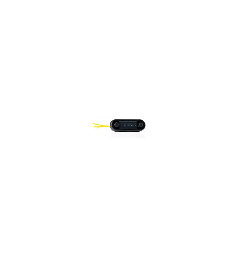 Lampa obrysowa - FT-073 Z LED DARK - Lampa obrysowa ŻÓŁTA w czarnej wersji