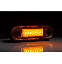 Lampa obrysowa - FT-073 Z LED DARK - Lampa obrysowa ŻÓŁTA w czarnej wersji