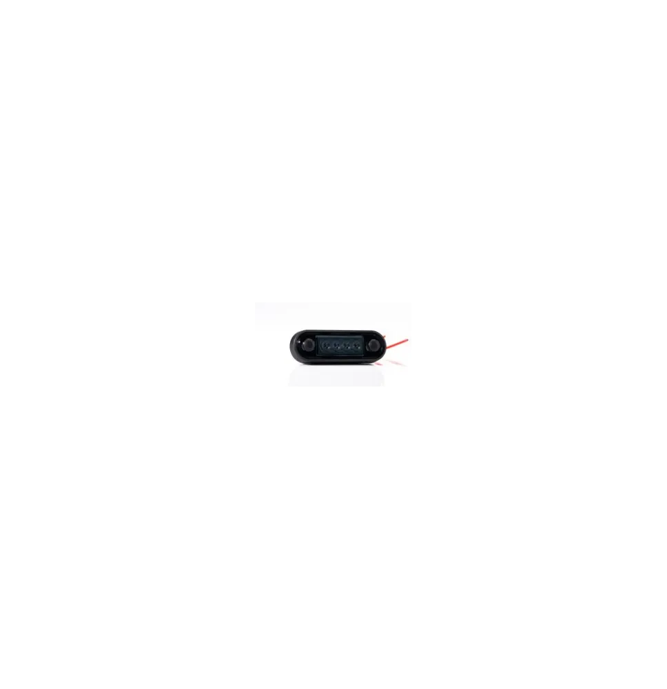 Lampa obrysowa - FT-073 C LED DARK - Lampa obrysowa CZERWONA w czarnej wersji