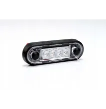 Lampa obrysowa - FT-073 C LED DARK - Lampa obrysowa CZERWONA w czarnej wersji