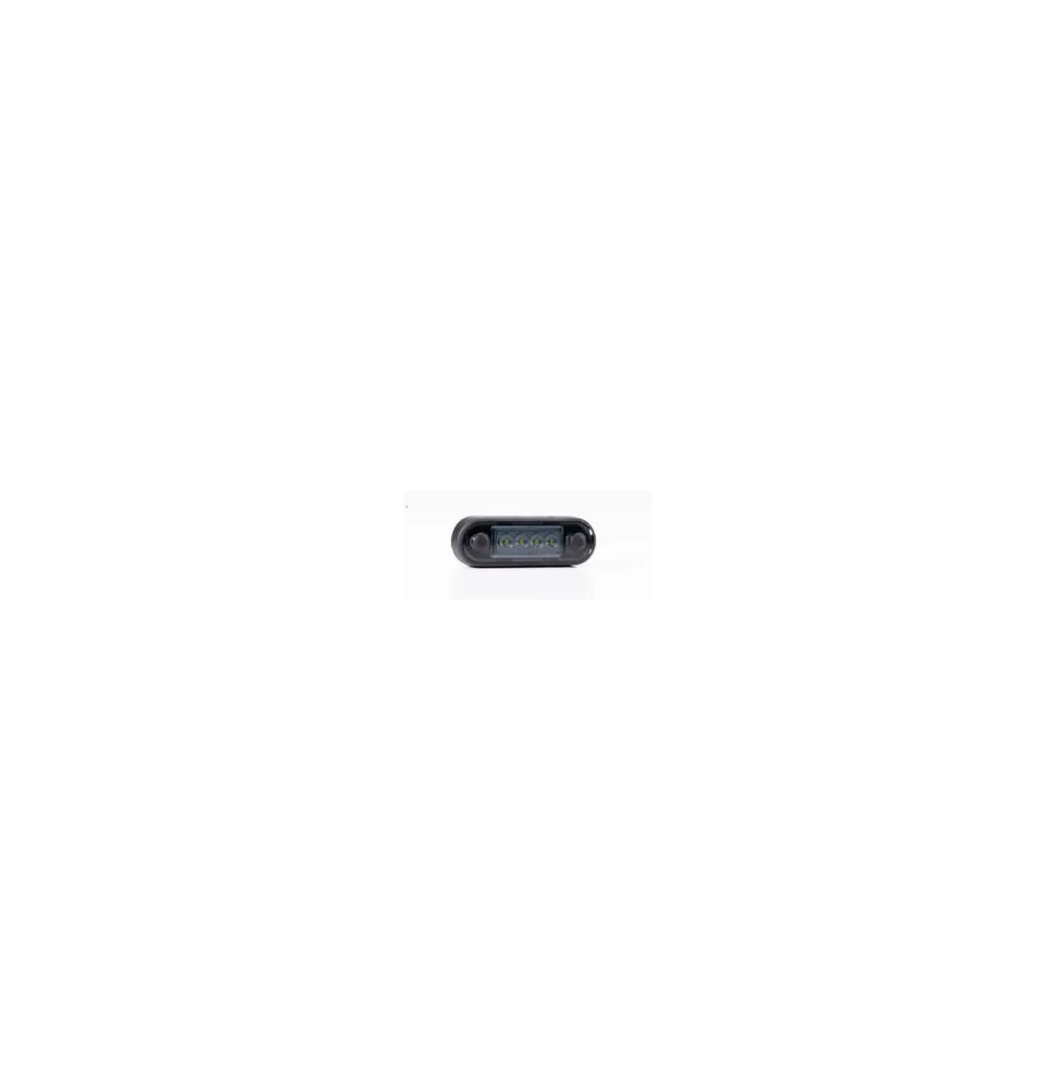 Lampa obrysowa - FT-073 B LED DARK - Lampa obrysowa BIAŁA w czarnej wersji