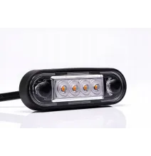Lampa obrysowa - FT-080 LED - żółta lampa obrysowa Z FUNKCJĄ KIERUNKOWSKAZU