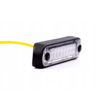 Lampa obrysowa - FT-073 Z LED LONG DARK - Lampa obrysowa przedłużona ŻÓŁTA w czarnej wersji