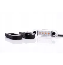 Lampa obrysowa - FT-073 Z LED DARK - Lampa obrysowa ŻÓŁTA w czarnej wersji