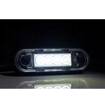 Lampa obrysowa - FT-073 B LED DARK - Lampa obrysowa BIAŁA w czarnej wersji