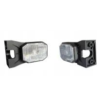 Lampa obrysowa - FT-069 BI LED - Lampa obrysowa ledowa na wsporniku biała 12-36V