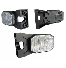 Lampa obrysowa - FT-069 BI LED - Lampa obrysowa ledowa na wsporniku biała 12-36V