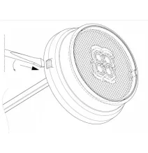 Lampa obrysowa - FT-060 Z LED ŻUK - Żółta z odblaskiem i wiązką