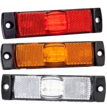 Lampa obrysowa - FT-017 B LED - Lampa obrysowa BIAŁA