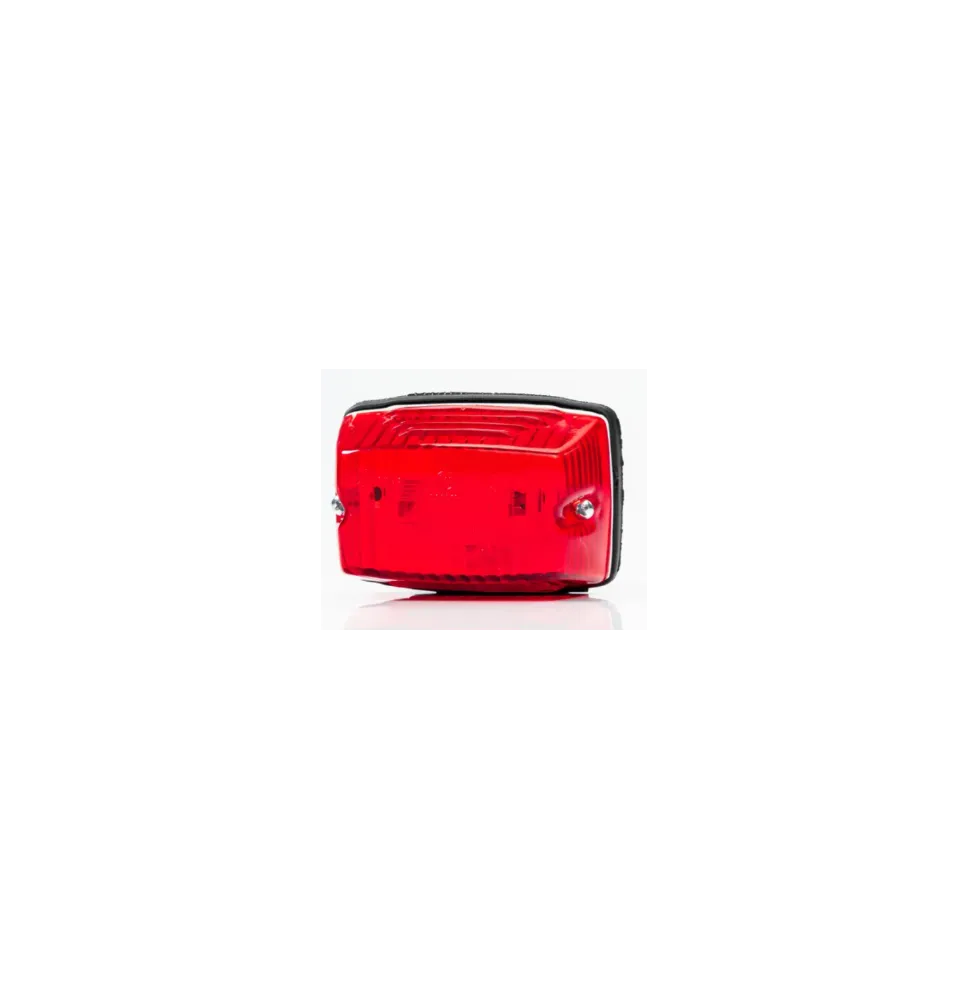 Lampa obrysowa - FT-006 C - Lampa obrysowa prostokątna CZERWONA