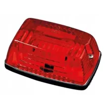 Lampa obrysowa - FT-006 C - Lampa obrysowa prostokątna CZERWONA