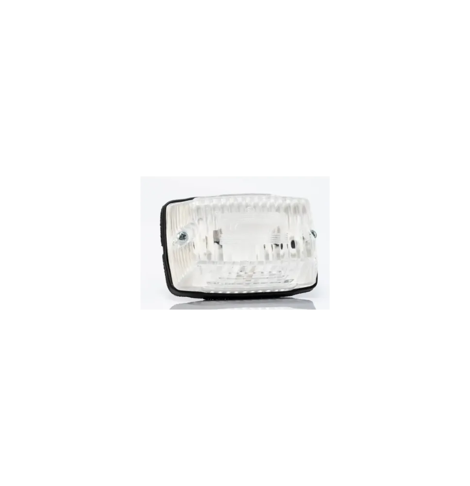 Lampa obrysowa - FT-006 B - Lampa obrysowa prostokątna BIAŁA