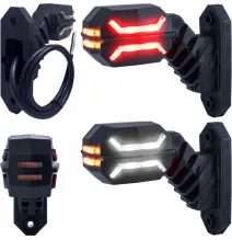 Lampa obrysowa - HOR 134 - Krótka ukośna PRAWA - Dragon, trzyfunkcyjna obrysowa (LD 3064)