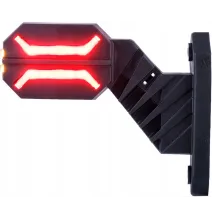 Lampa obrysowa - HOR 134 - Krótka ukośna PRAWA - Dragon, trzyfunkcyjna obrysowa (LD 3064)