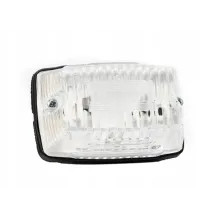 Lampa obrysowa - FT-006 B - Lampa obrysowa prostokątna BIAŁA