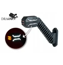 Lampa obrysowa - HOR 134 - Długa ukośna PRAWA - Dragon, trzyfunkcyjna obrysowa (LD 2995)
