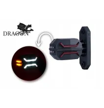 Lampa obrysowa - HOR 134 - Krótka prosta | Dragon, trzyfunkcyjna obrysowa (LD 3065)