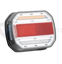 Lampa tylna - TT.12018P - LED - z dynamicznym kierunkowskazem 12-24V | PRAWA