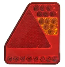 Lampa tylna - GLO-TRACK - LED - trójkątna | LEWA