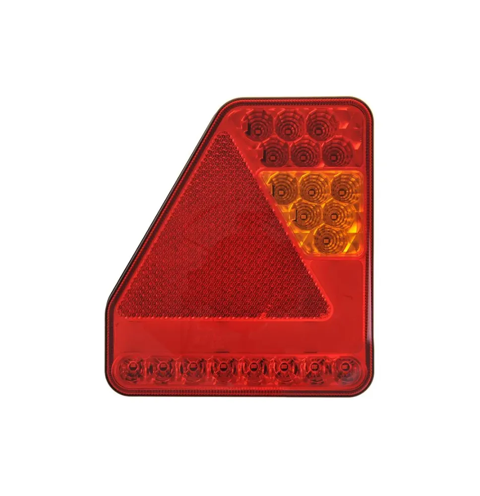 Lampa tylna - GLO-TRACK - LED - trójkątna | LEWA