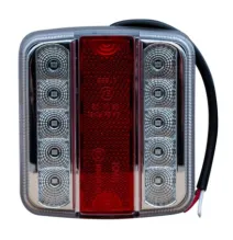 Lampa tylna - L1070 - LED - tylna zespolona uniwersalna BIAŁA