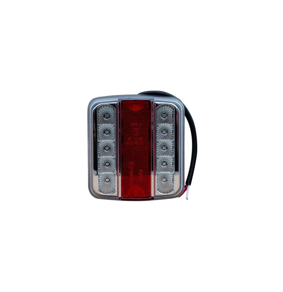 Lampa tylna - L1070 - LED - tylna zespolona uniwersalna BIAŁA