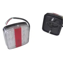Lampa tylna - L1816 - LED - tylna zespolona uniwersalana BIAŁO-CZERWONA
