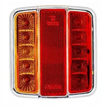 Lampa tylna - TT.12006 - LED - tylna zespolona uniwersalna CZERWONA