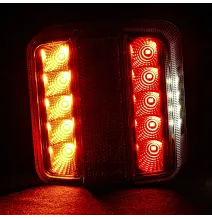 Lampa tylna - TT.12006 - LED - tylna zespolona uniwersalna CZERWONA